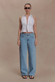 Scout Sleeveless Linen Shirt White