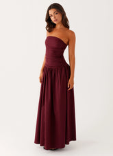 Carmel Maxi Dress Mulberry