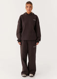 Signature Oversized Hoodie Charcoal