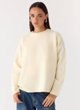 Miyuki Knit Sweater Cream