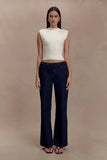 Sharpay Sleeveless Knit Top Ivory