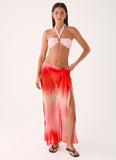 Low Tide Sarong Maxi Skirt Sunburnt Petal