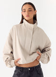 Luca Trench Jacket Cool Tan