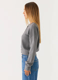 Etty Knit Cardigan Dark Grey