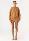 Thats Chill Bomber Jacket Brown