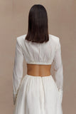 Greta Shirt Bra White