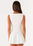 Kelda Mini Dress White