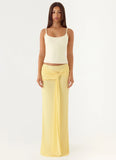 In Destiny Wrap Maxi Skirt - Yellow