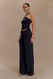 Ramona Modal Tank Top With Hardware Black