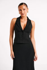 Mura Suiting Vest Black