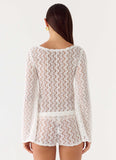 Giselle Mini Shorts Ivory