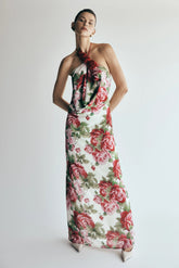 Rosalia Cowl Neck Maxi Dress Sonia Rose Print