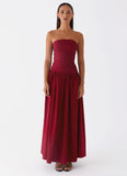 Carmel Maxi Dress Merlot