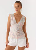 Lost In Love Top Mystic Paisley