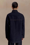 Lioda Oversized Denim Shirt Washed Indigo Blue