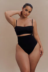 Saria High Waist Shapewear Briefs Black