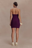 Jacky Tulip Mini Dress Plum