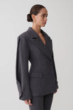 Wesley Structured Blazer Charcoal Shadow