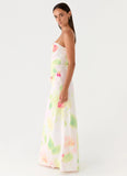 Burning Up Maxi Dress Floral Romance