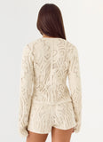 Cynthiana Mini Shorts Ivory
