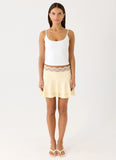 Aleenah Mini Skirt Yellow