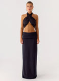 Elisabetta Maxi Skirt Black