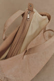 Baylor Faux Suede Bag Natural