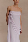 Leena Chiffon Maxi Dress Light Lilac
