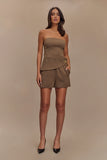 Korrie Suiting Short Cacao Brown