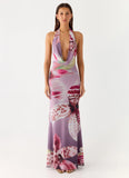 Like You Better Maxi Dress Ombre Floral Affair