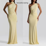 Women Sexy Backless Dress Halter Cut Out Bodycon Maxi Dresses Wedding Guest Beach Vacation