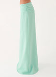 Tillie Maxi Skirt - Aqua