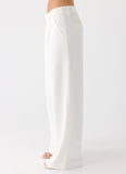Samuel Low Rise Suiting Pants White