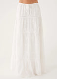 Yours To Keep Maxi Skirt - White