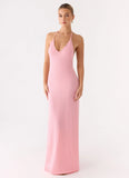 Jianna Knit Maxi Dress Pink