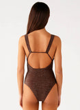 Drifter One Piece Swimsuit Chocolate