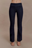 Shelly Flared Denim Jeans Washed Indigo Blue