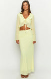 Rarmi Yellow Maxi Skirt