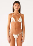 Ryland Bead Bikini Top Siena Floral