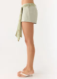Ariane Sash Shorts Sage
