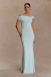 Kinsley Slinky Maxi Dress With Hardware Lagoon
