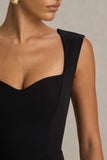 Everlee Black Sweetheart Neck Jumpsuit