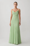 Aurelia Chiffon Maxi Dress Sage