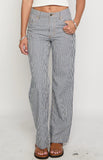 Lioness Top Model Navy Stripe Jean