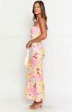 Arizona Strawberry Girl Print Maxi Dress