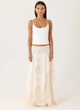 Marzia Maxi Skirt - Ivory
