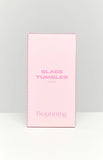 Twinkle Pink Bow Glass Tumbler