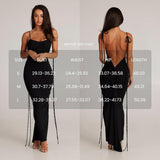 Women Sexy Backless Dress Bodycon Sleeveless Open Back Maxi Dress Formal Cocktail Wedding Guest