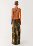Star Fields Maxi Dress Cyber Floral