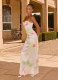 Burning Up Maxi Dress - Floral Romance